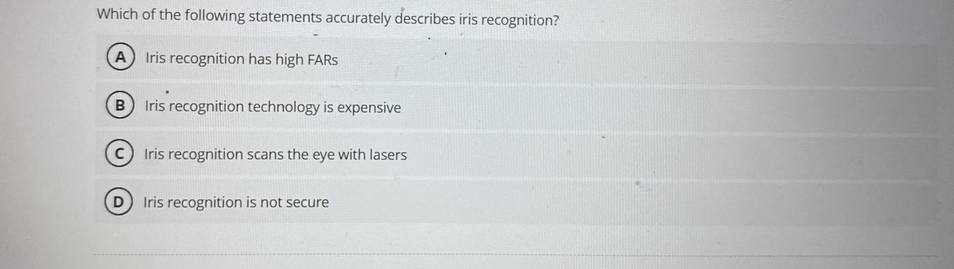 Which of the following statements accurately