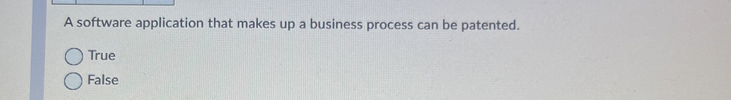 A software application that makes up a business