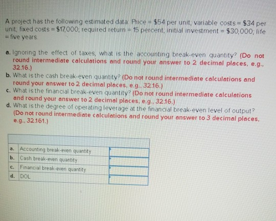 Calculate Question: a) How does a commodity