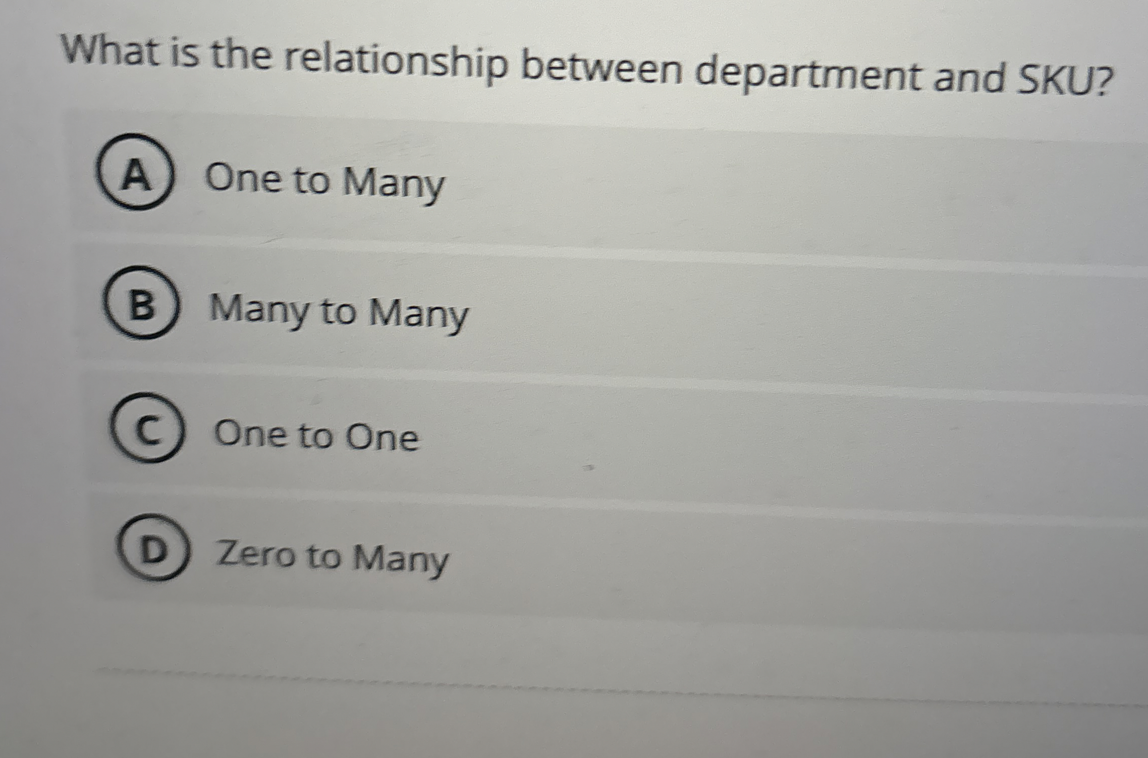 What is the relationship between department and