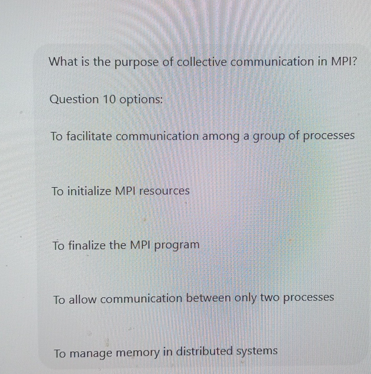 What is the purpose of collective communication