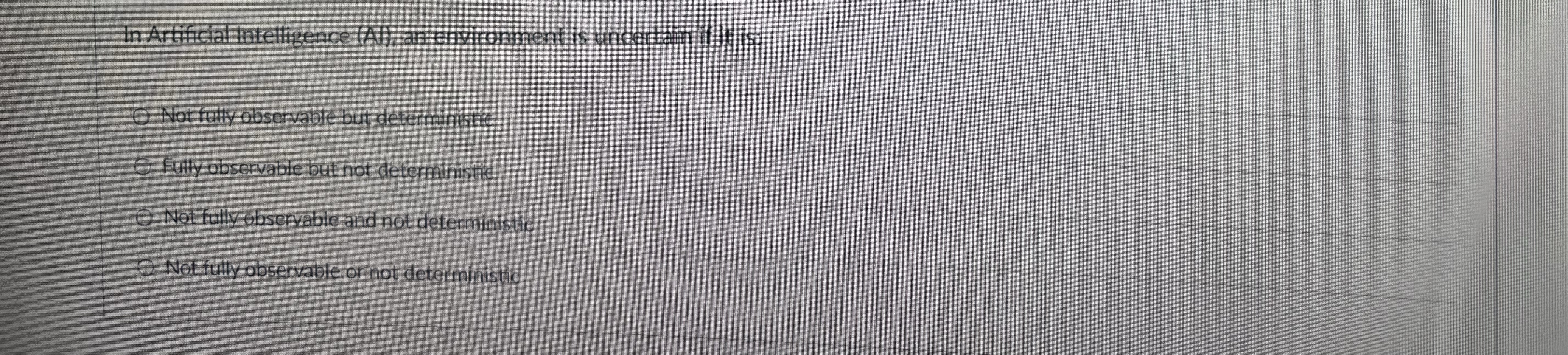 In Artificial Intelligence ( Al ) , an