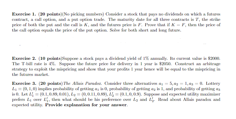 Exercise 1. [2|] points}{No picking numbers}