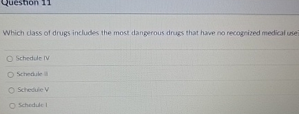 Which class of drugs includes the most dangerous
