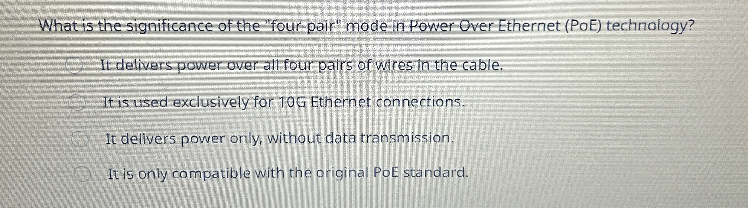 What is the significance of the "four - pair"