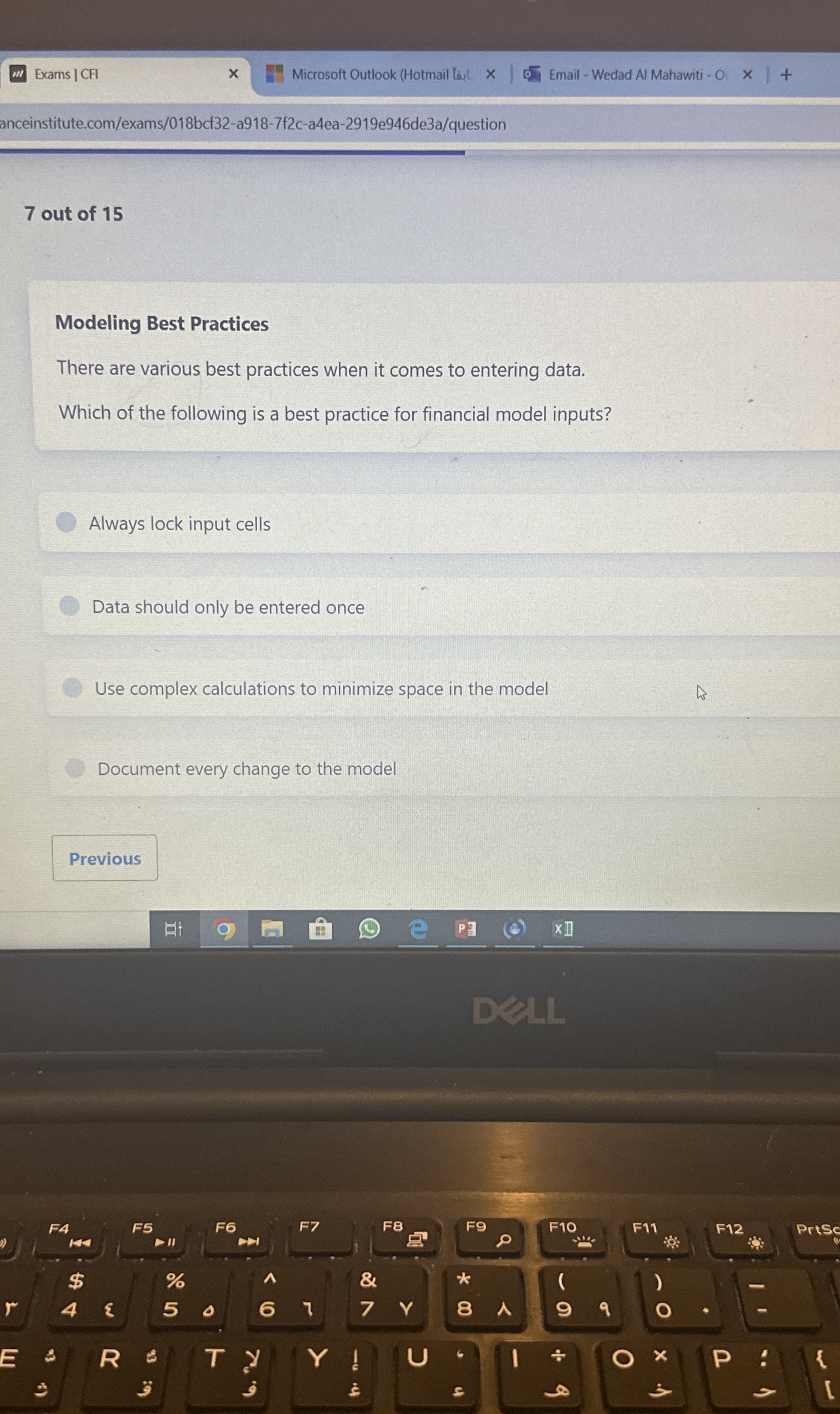 Exams | CF Microsoft Outlook ( Hotmail l ! x