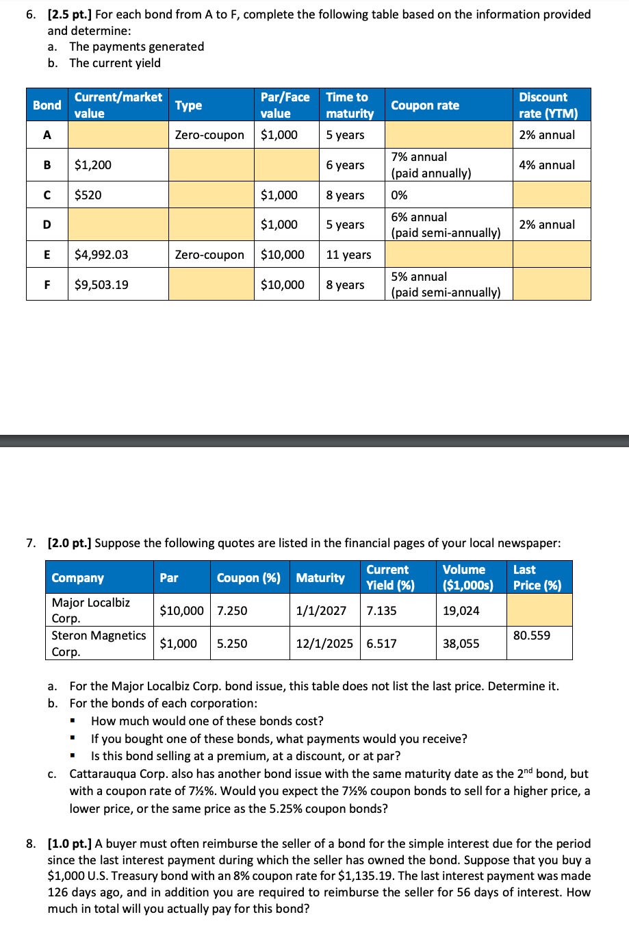 financial math concepts with formula explanation