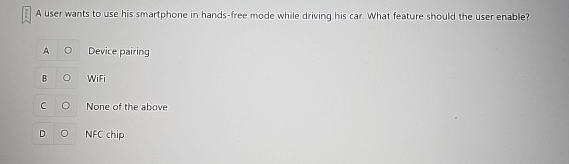 A user wants to use his smartphone in hands -