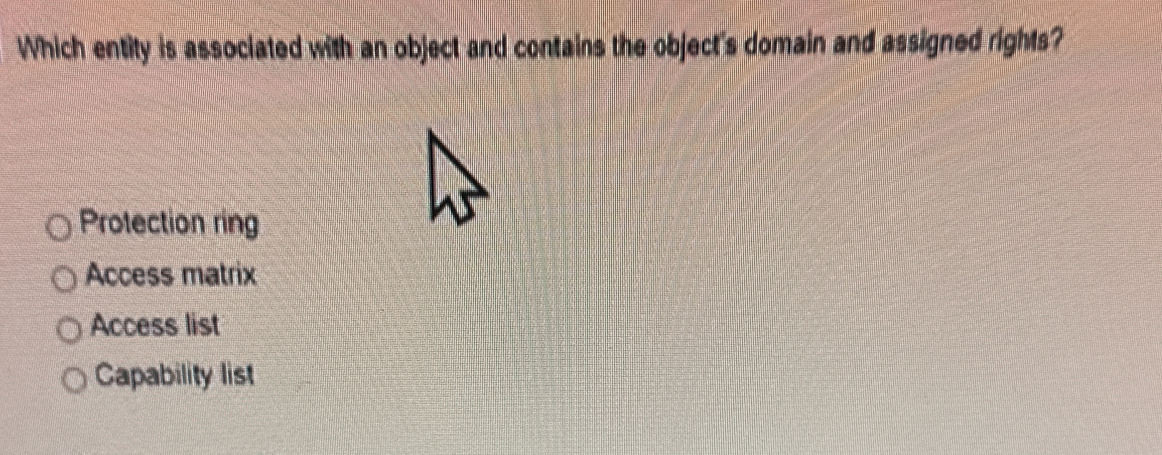 Which entity is associated with an object and