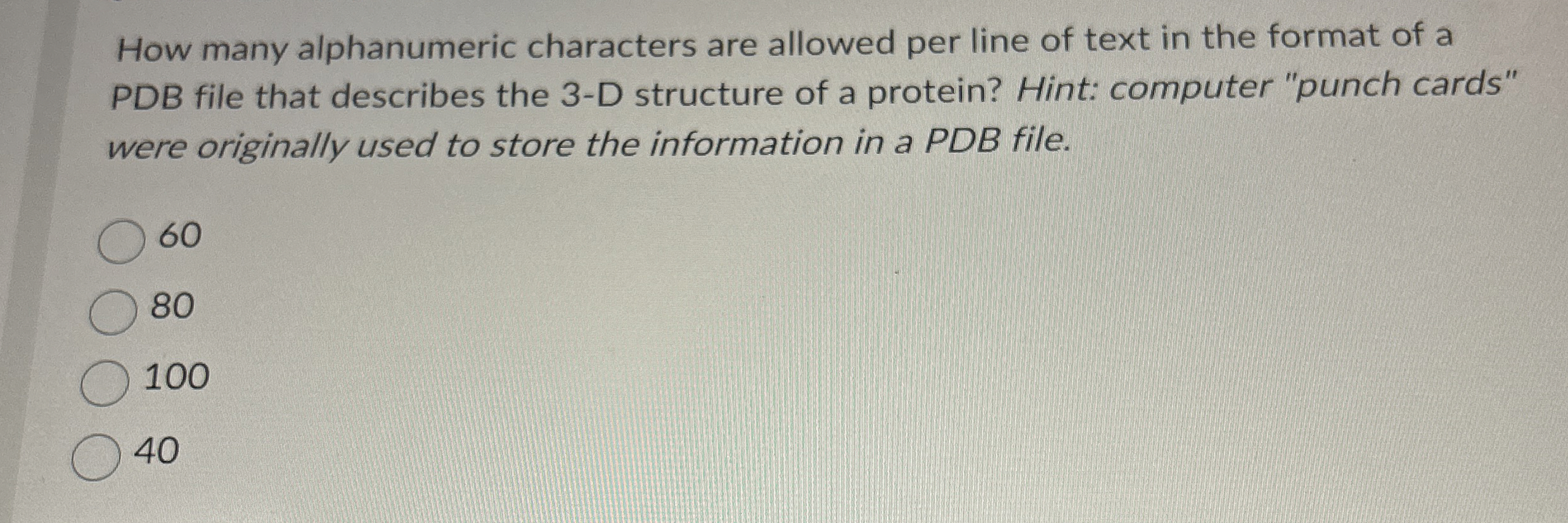 How many alphanumeric characters are allowed per