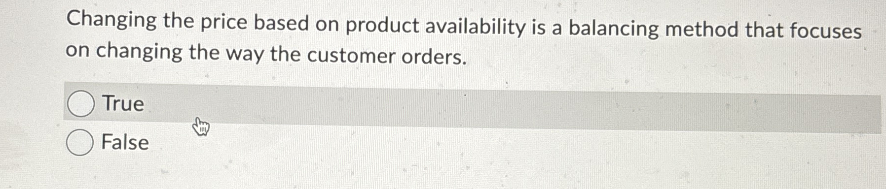 Changing the price based on product availability