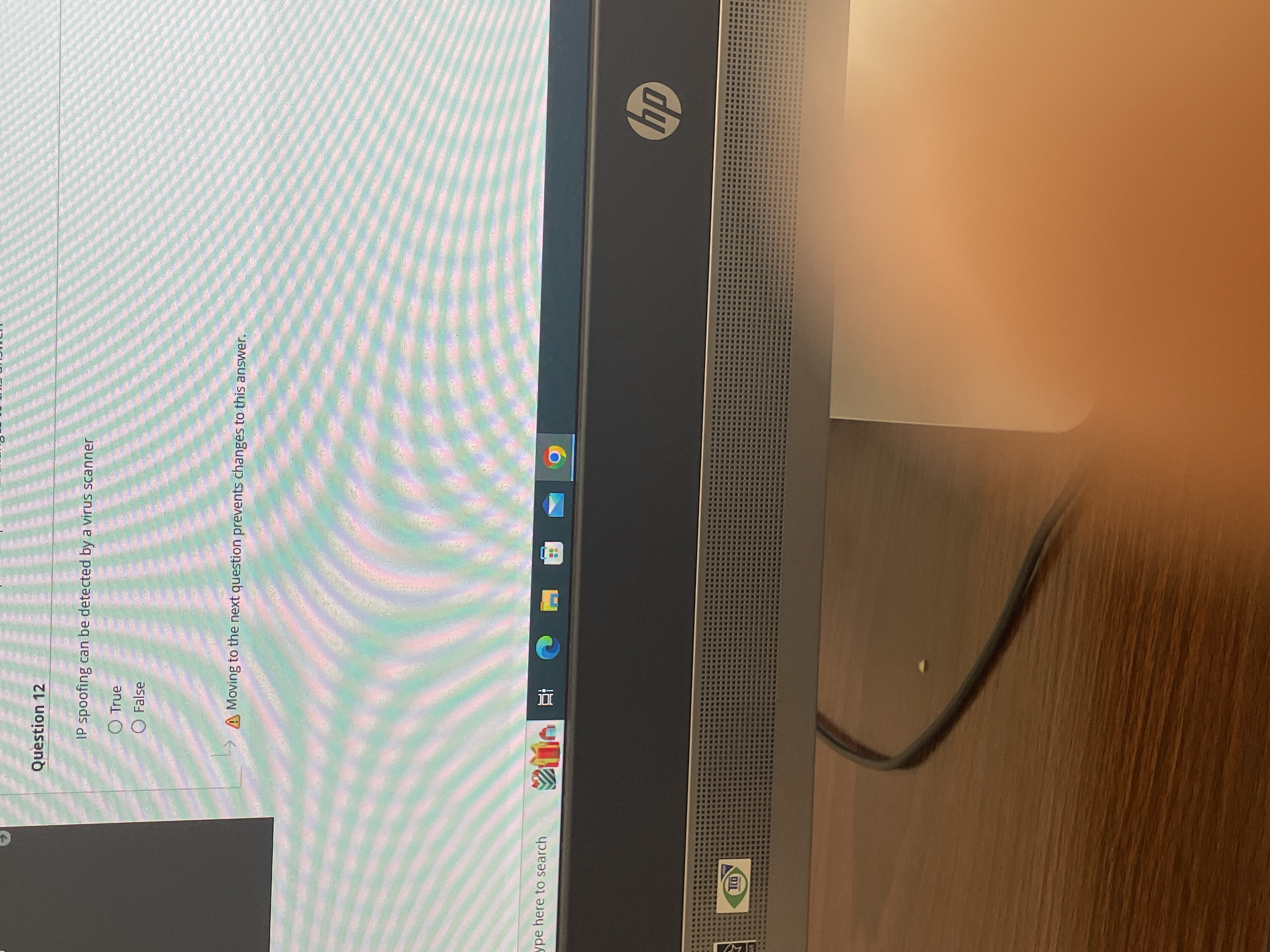 Question 1 2 spoofing can be detected by a virus