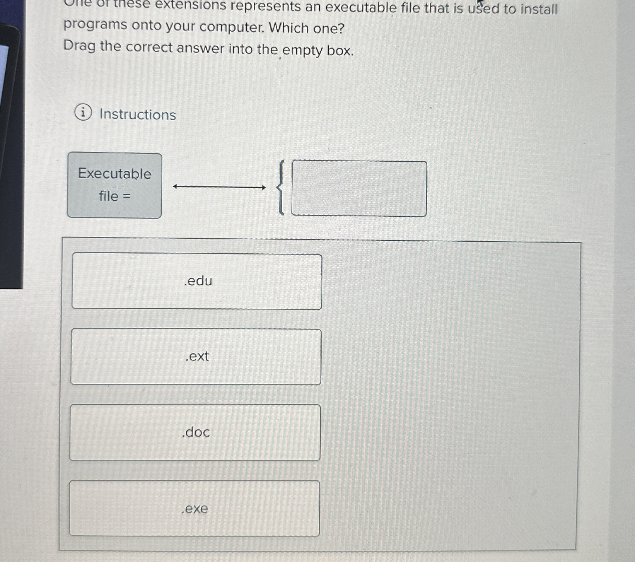 programs onto your computer. Which one? Drag the