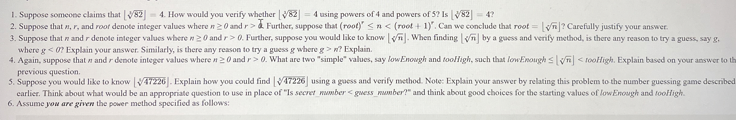 Suppose someone claims that | ? ? 8 2 3 ? ? ? | =