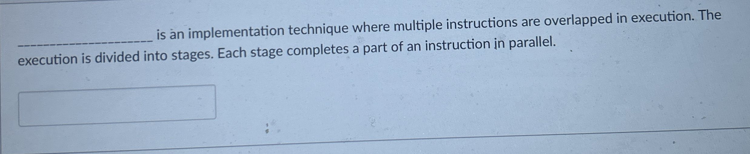 is an implementation technique where multiple