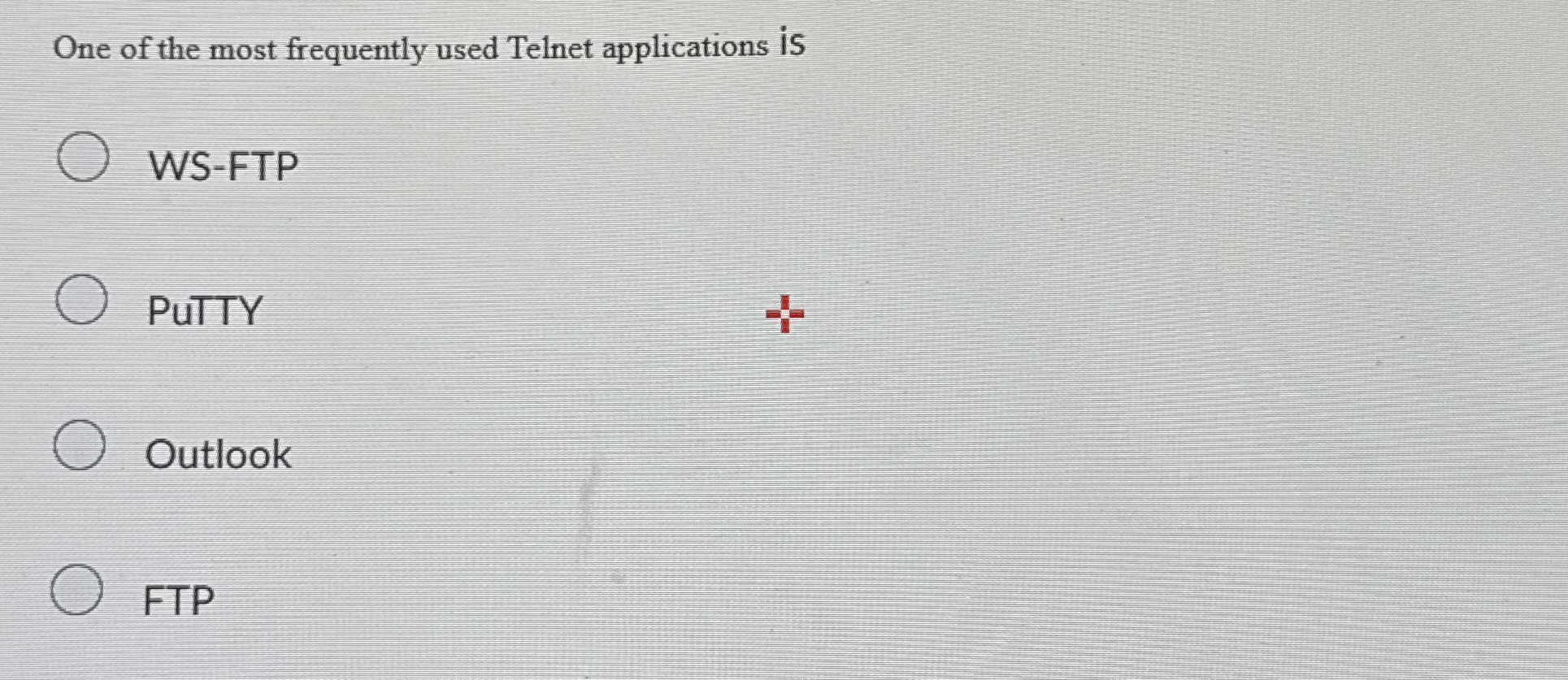 One of the most frequently used Telnet