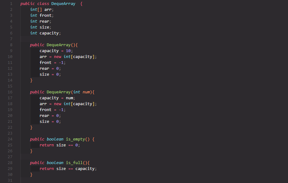 Write these methods: rotate ( k ) : Rotate the