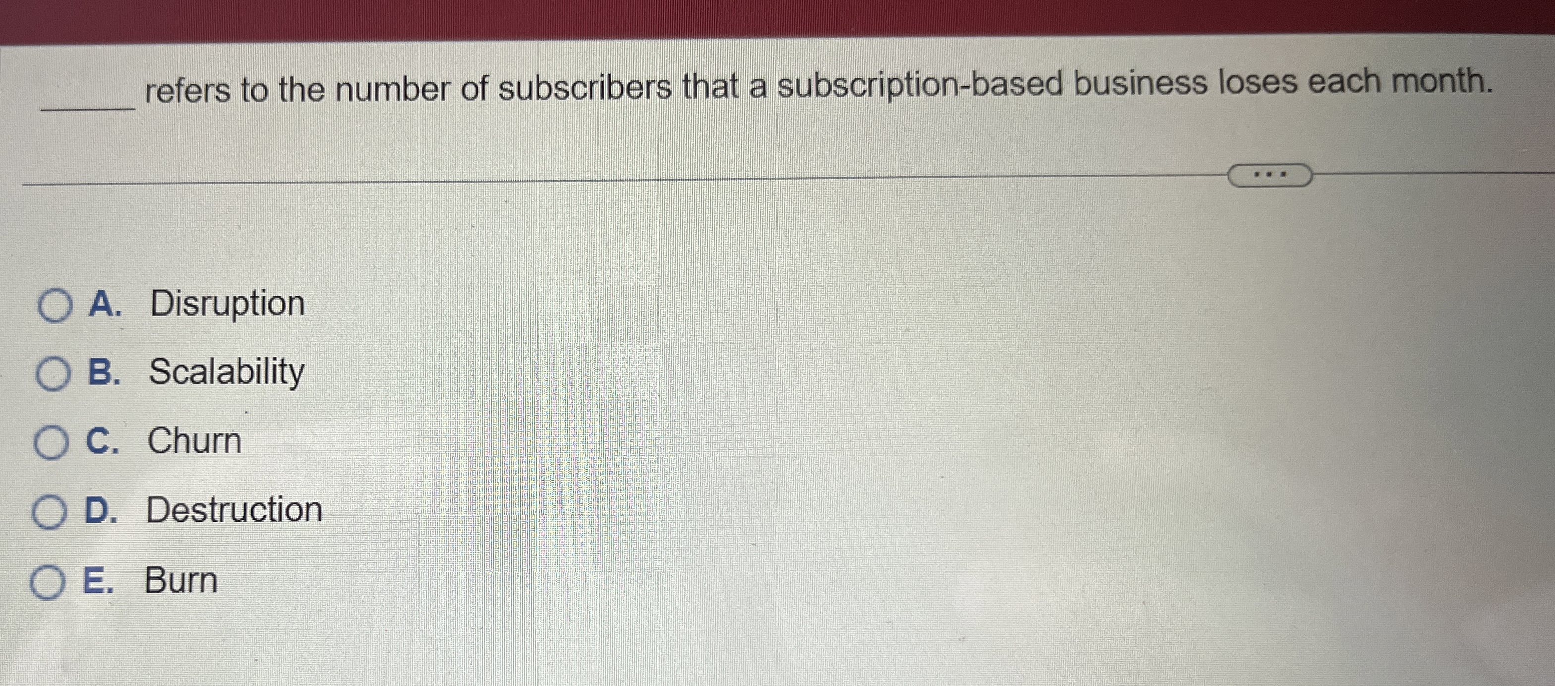 refers to the number of subscribers that a