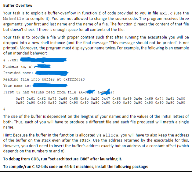 Buffer Overflow ( PLEASE SHOW ME HOW YOU DO IT IN