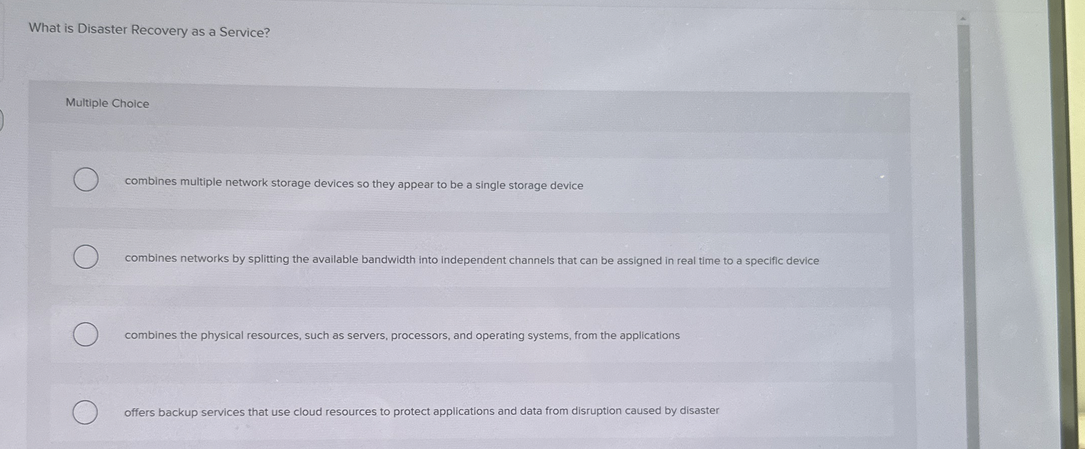 What is Disaster Recovery as a Service? Multiple
