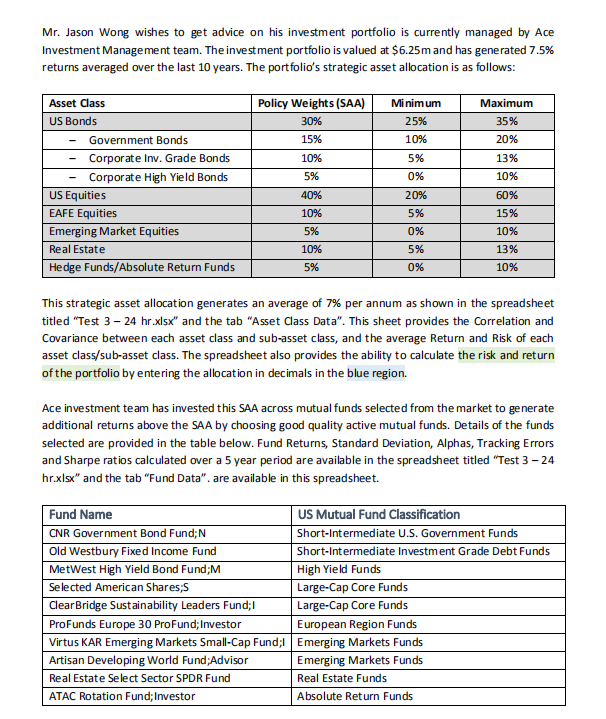 A B C D E F G H Risk and Return U.S.