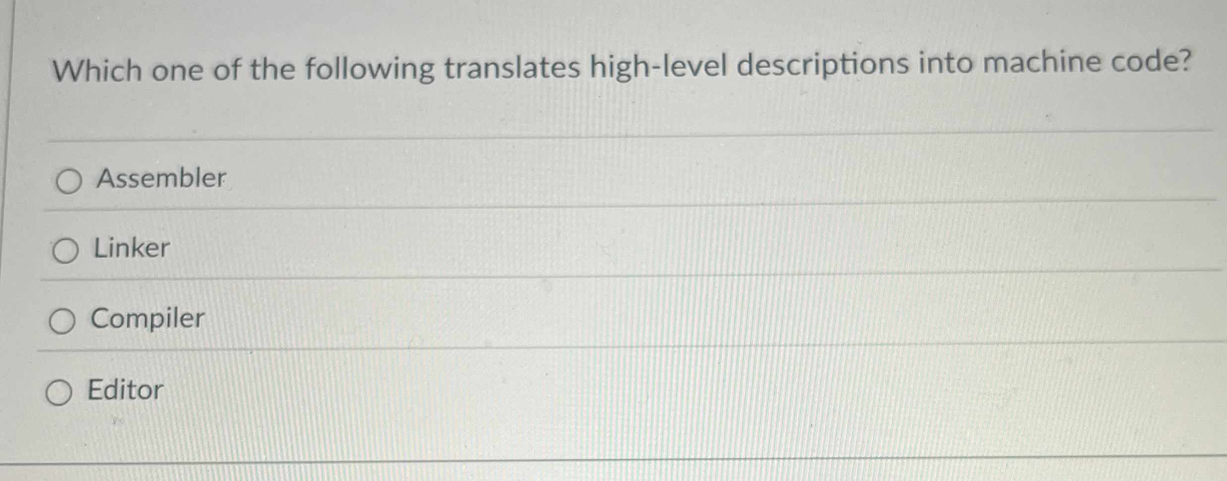 Which one of the following translates high -