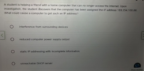 A student is helping a friend with a home