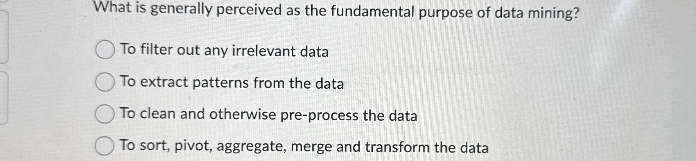 What is generally perceived as the fundamental