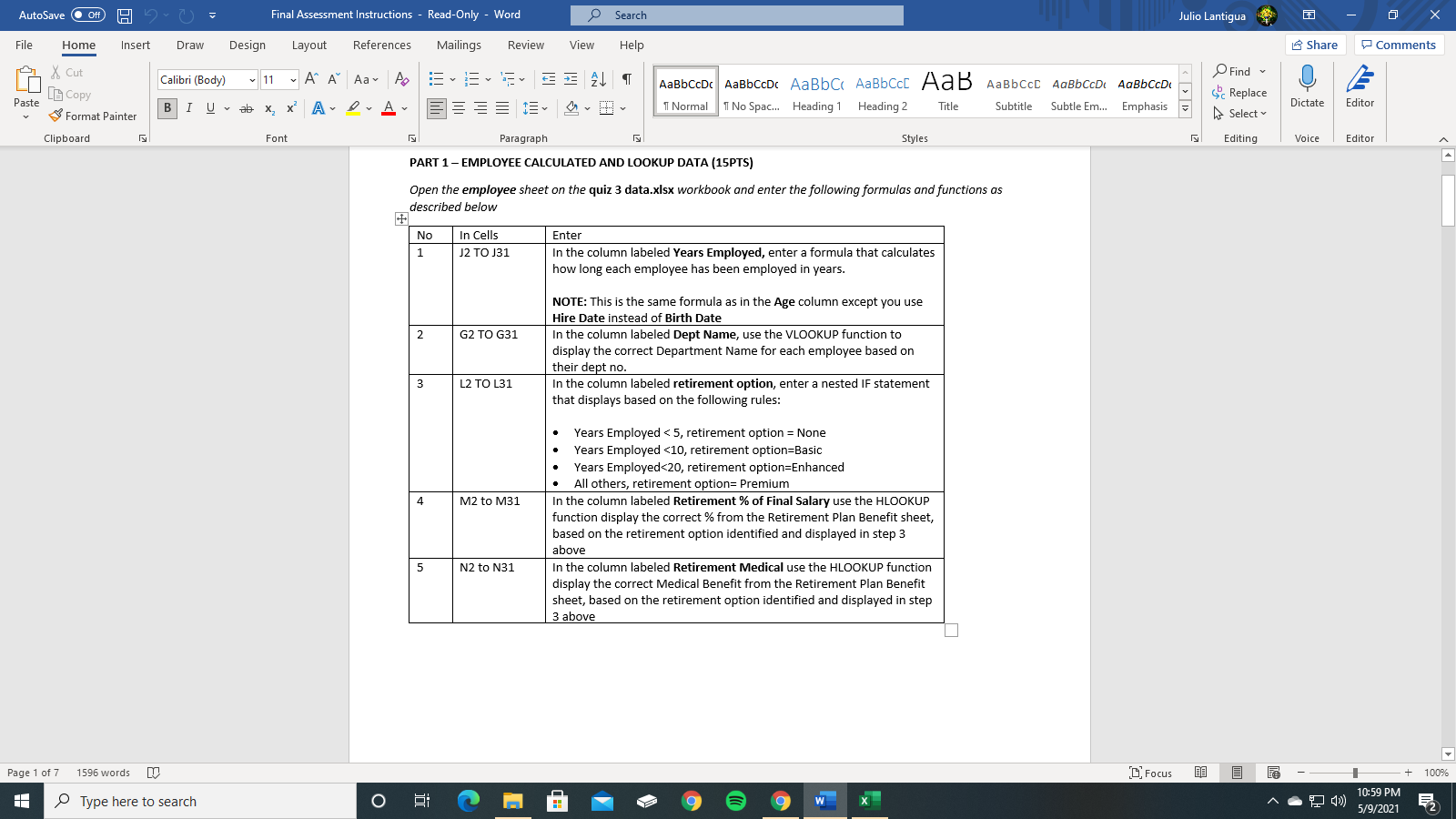 how do i solve this? AutoSave . Off) Final