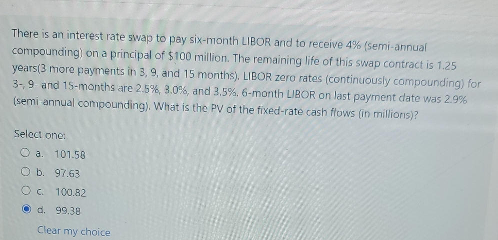 i need the answer for this There is an interest