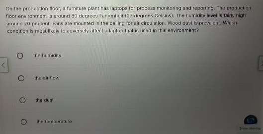 On the production floor, a furniture plant has