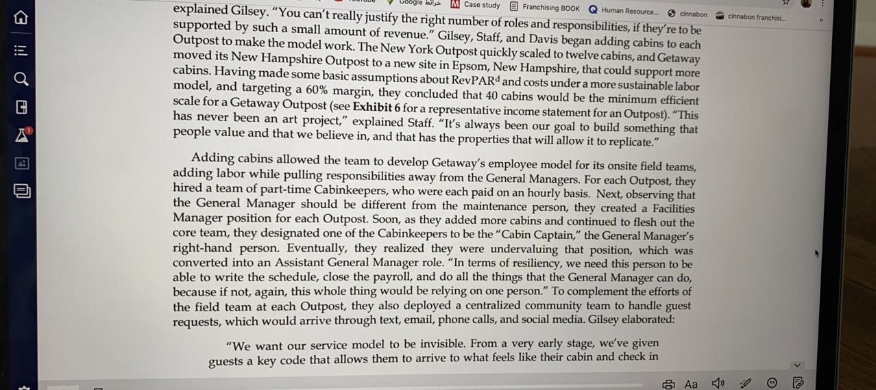 Getaway concluded that 40 cabins would be the