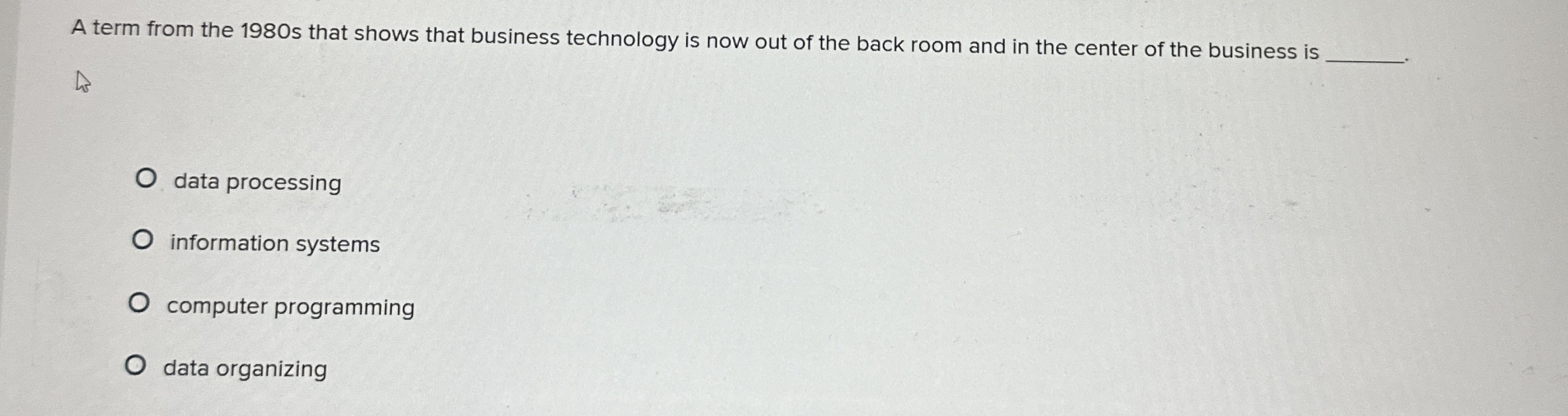 A term from the 1 9 8 0 s that shows that