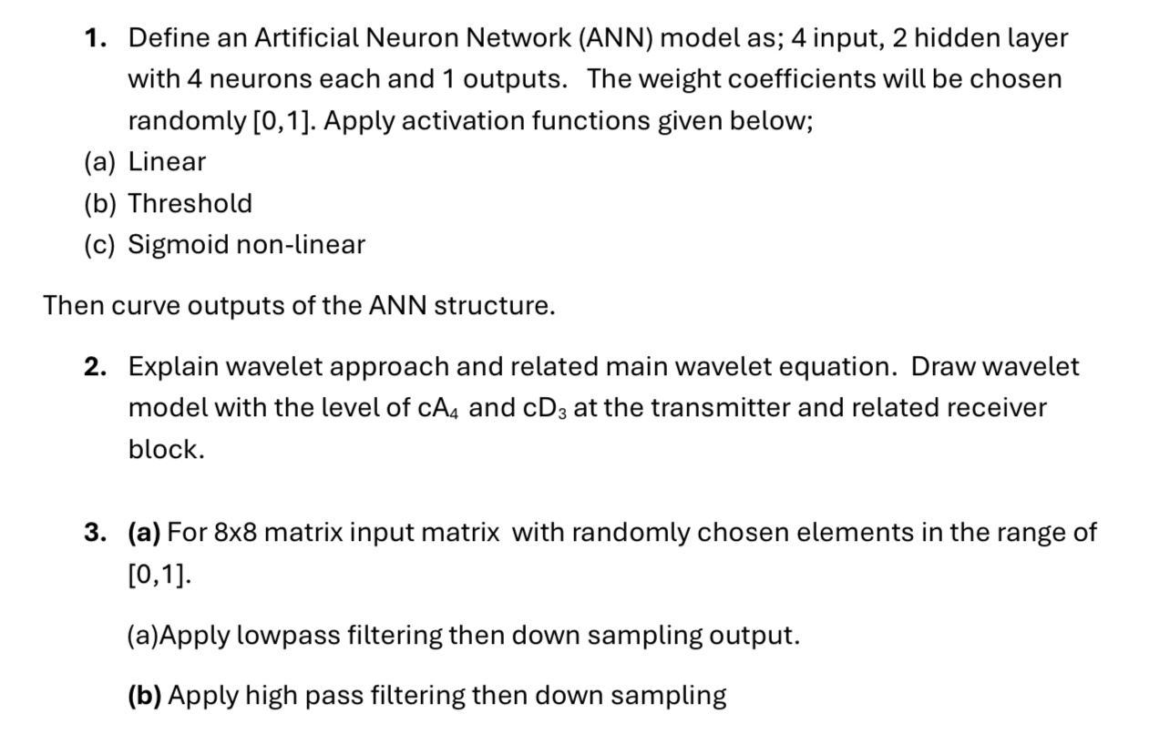 Define an Artificial Neuron Network ( ANN ) model