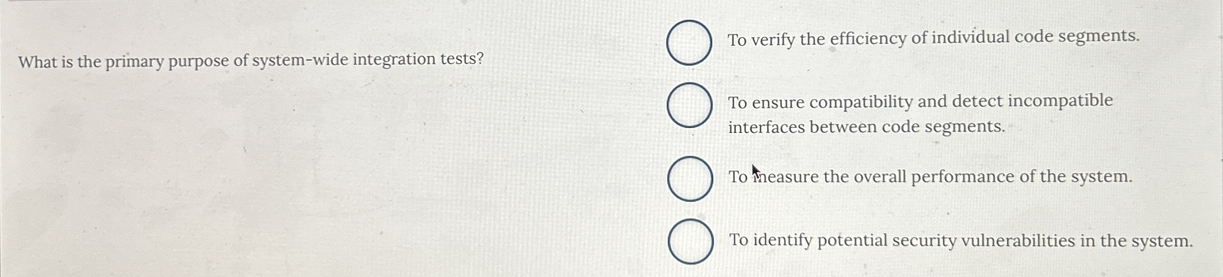 What is the primary purpose of system - wide