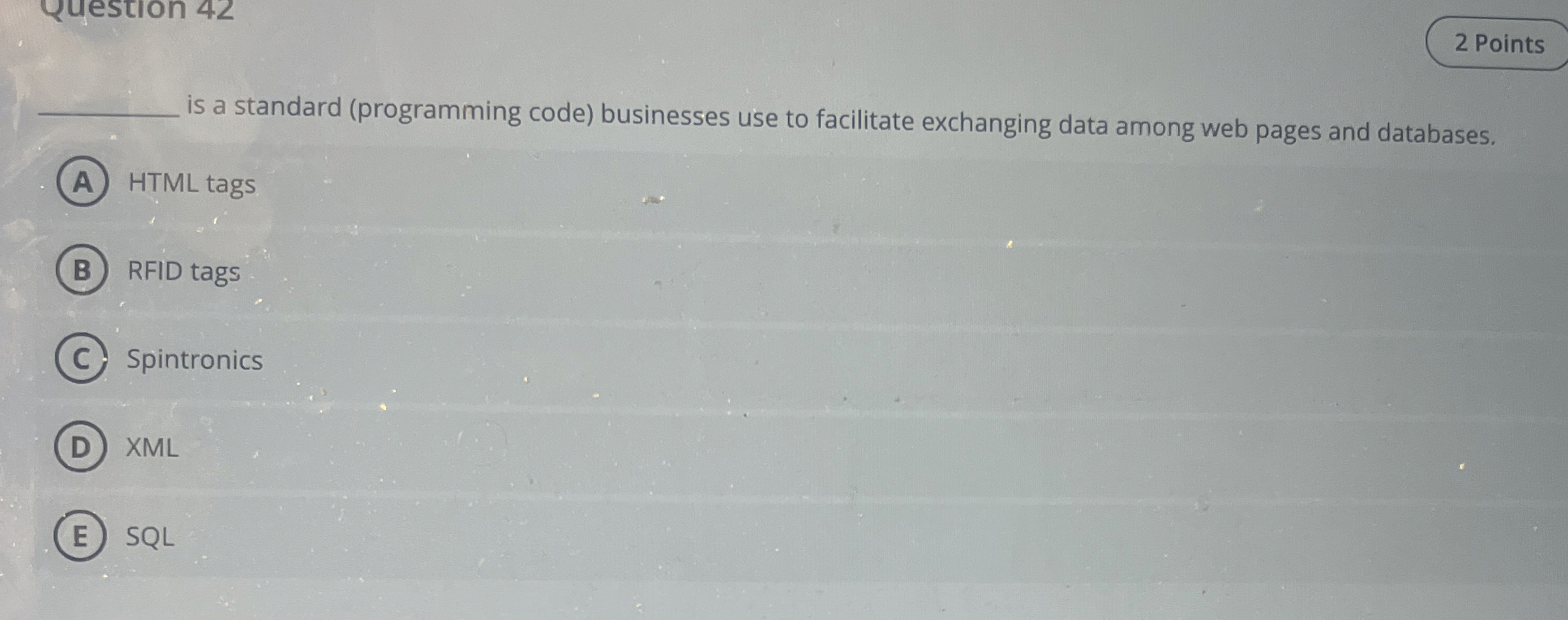 is a standard ( programming code ) businesses use