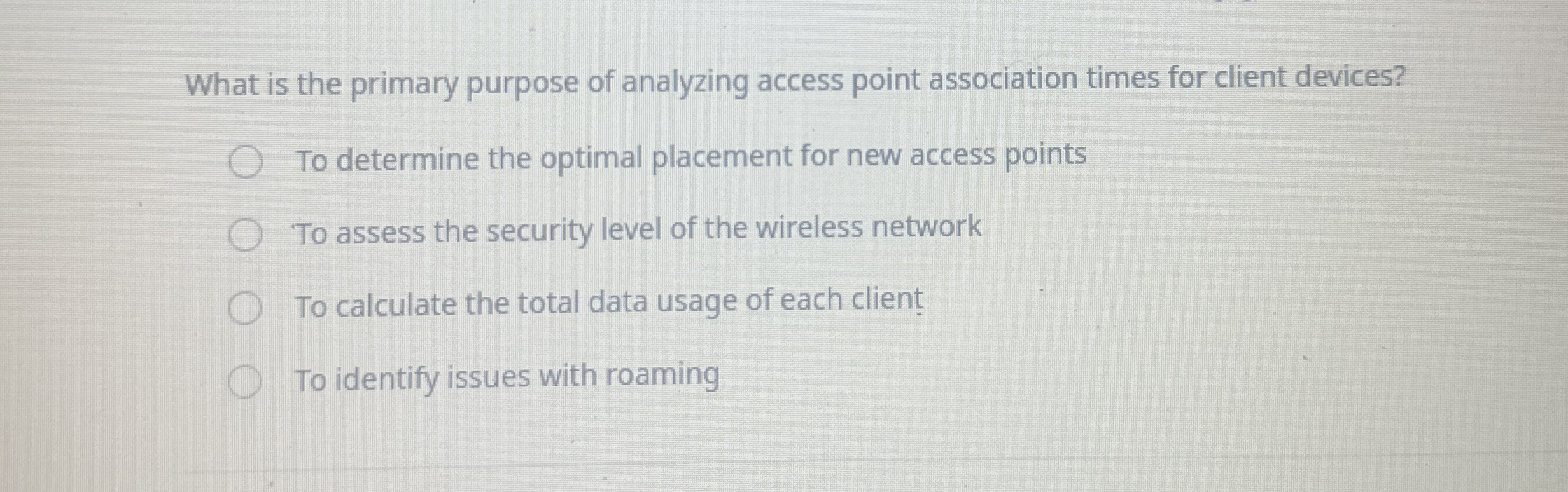What is the primary purpose of analyzing access