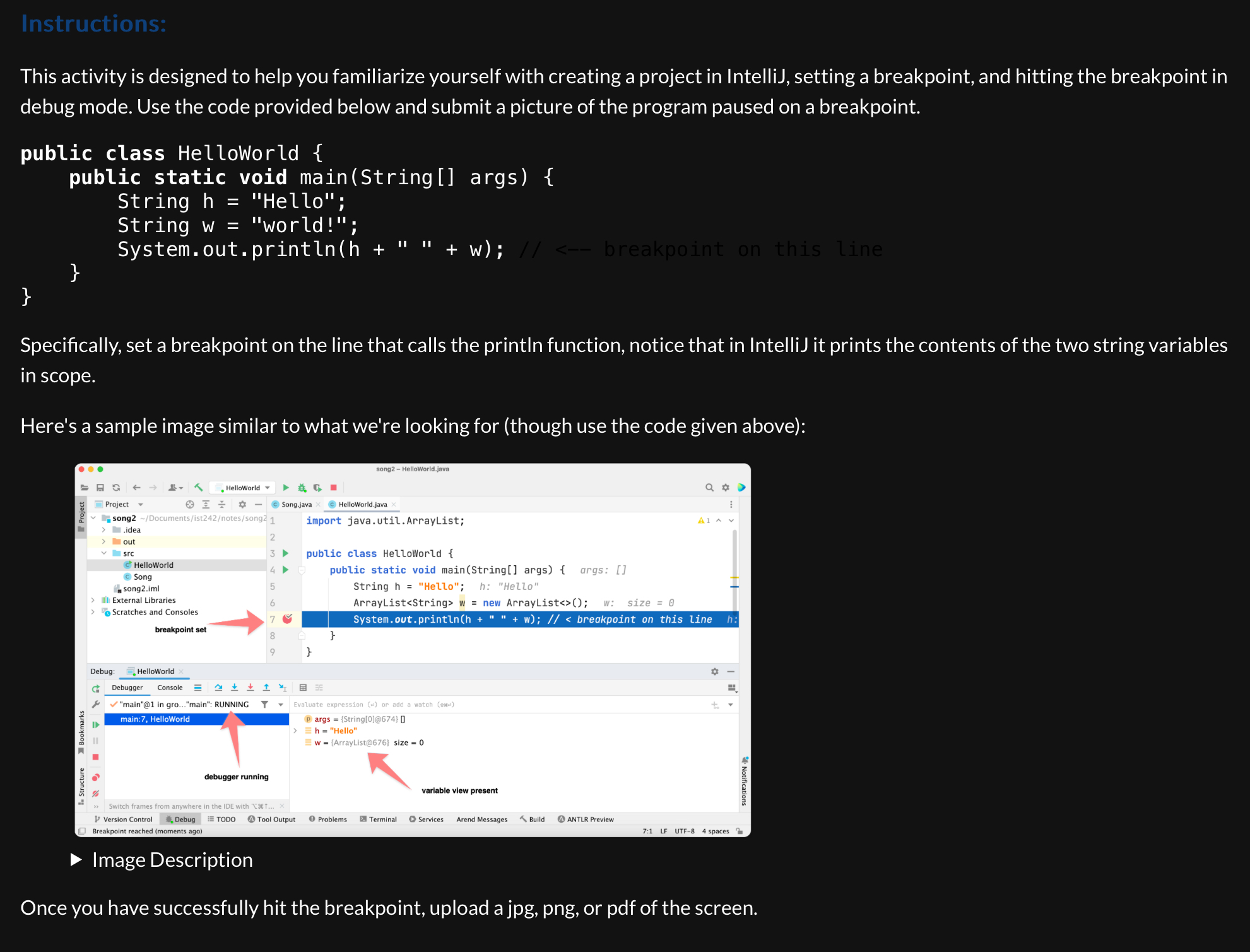 Instructions: This activity is designed to help