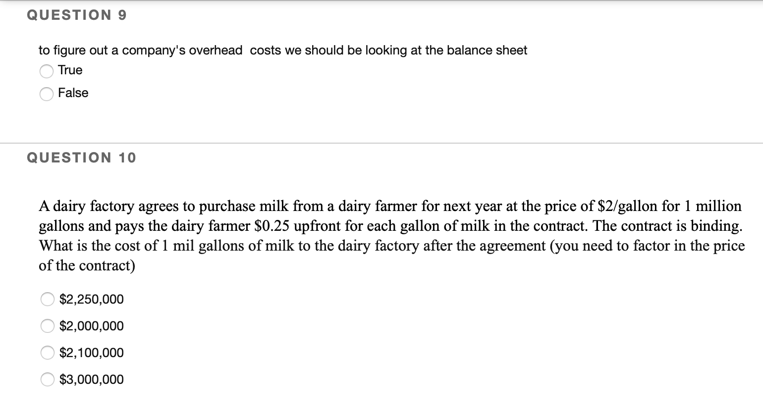 Fund Finance QUESTION 9 to figure out a