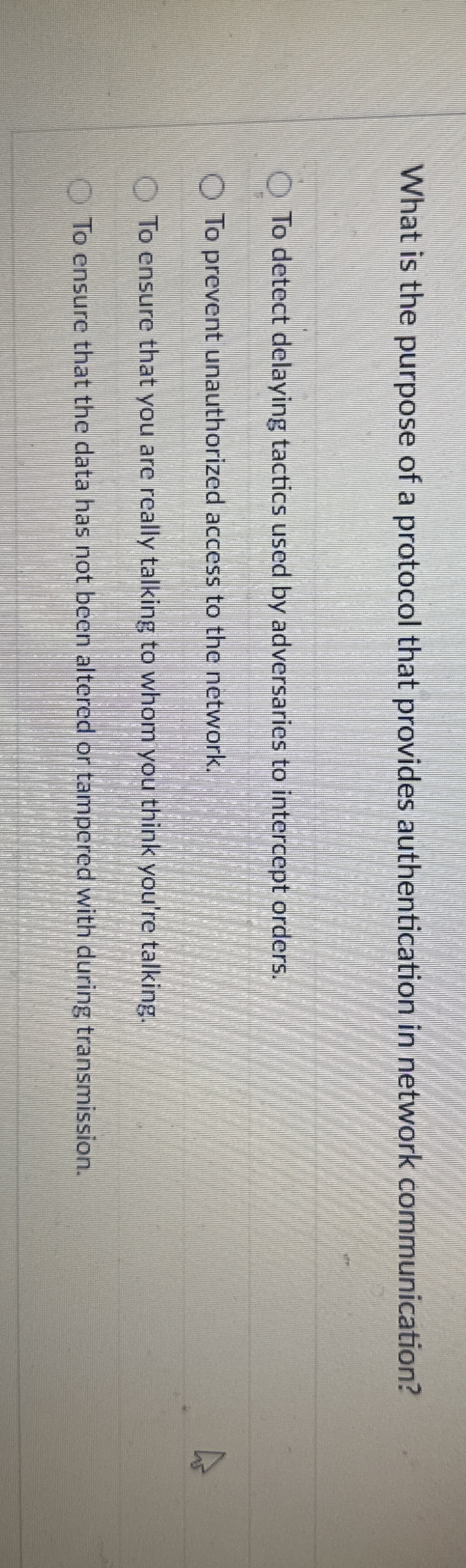 What is the purpose of a protocol that provides