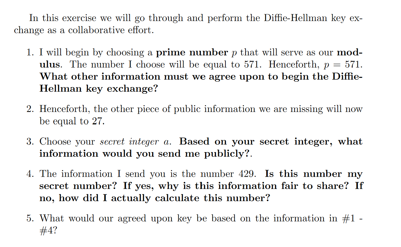 In this exercise we will go through and perform