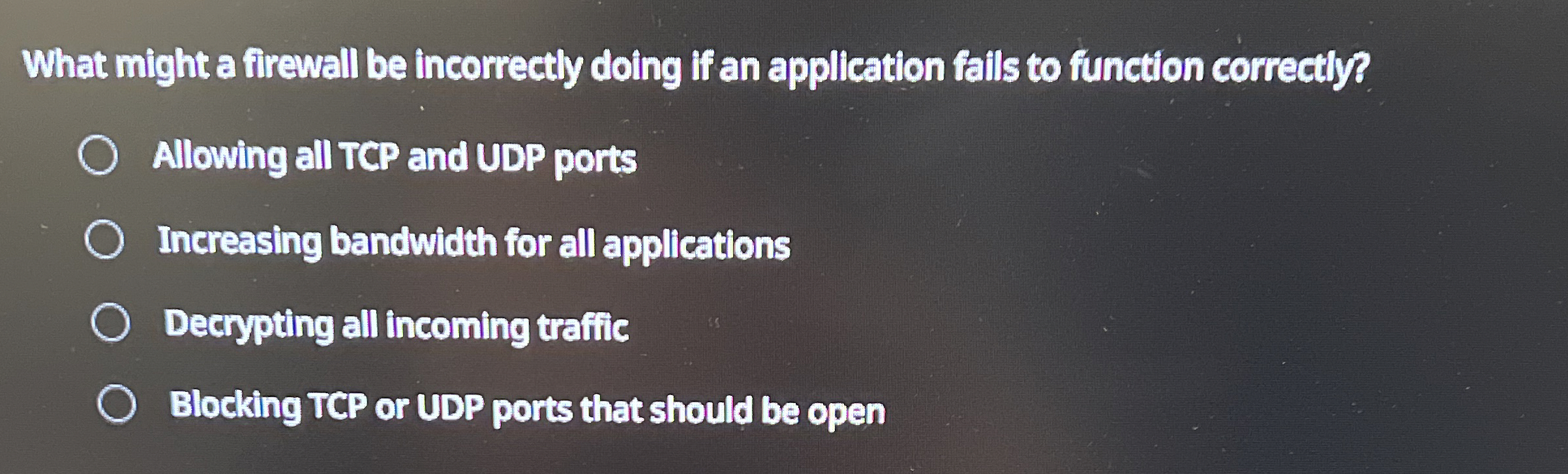 What might a firewall be incorrectly doing if an