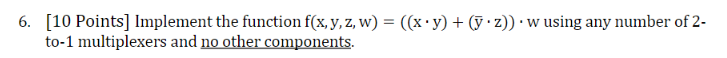 [ 1 0 Points ] Implement the function f ( x , y ,