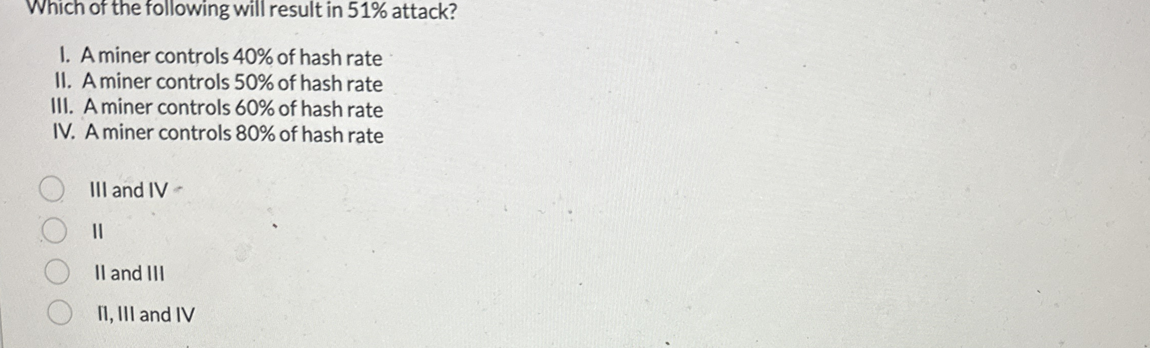 Which of the following will result in 5 1 %