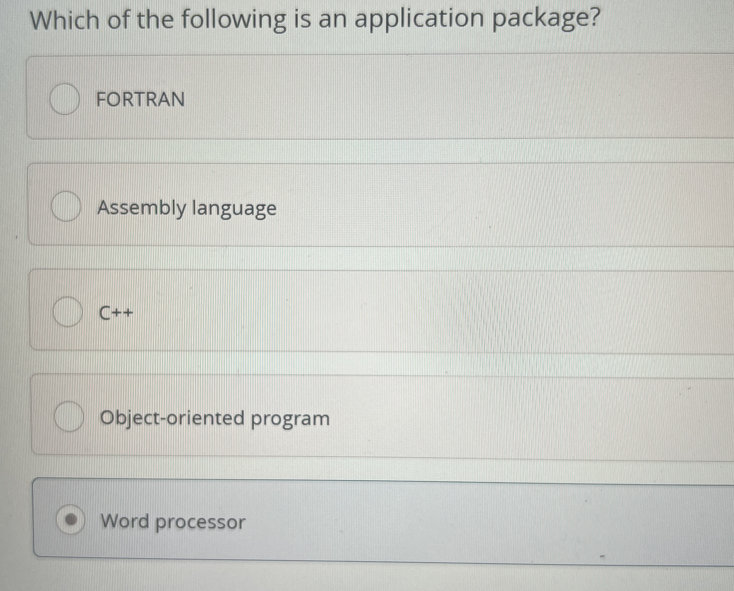 Which of the following is an application package?