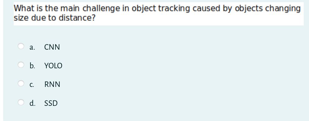 What is the main challenge in object tracking