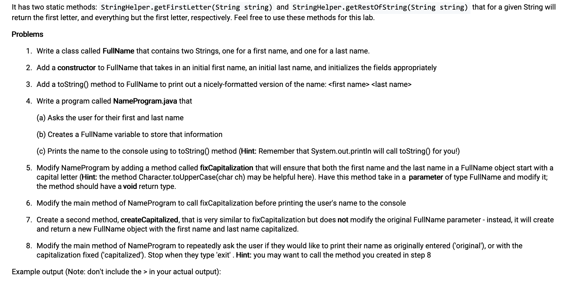 Hi ! What is your name?  style=