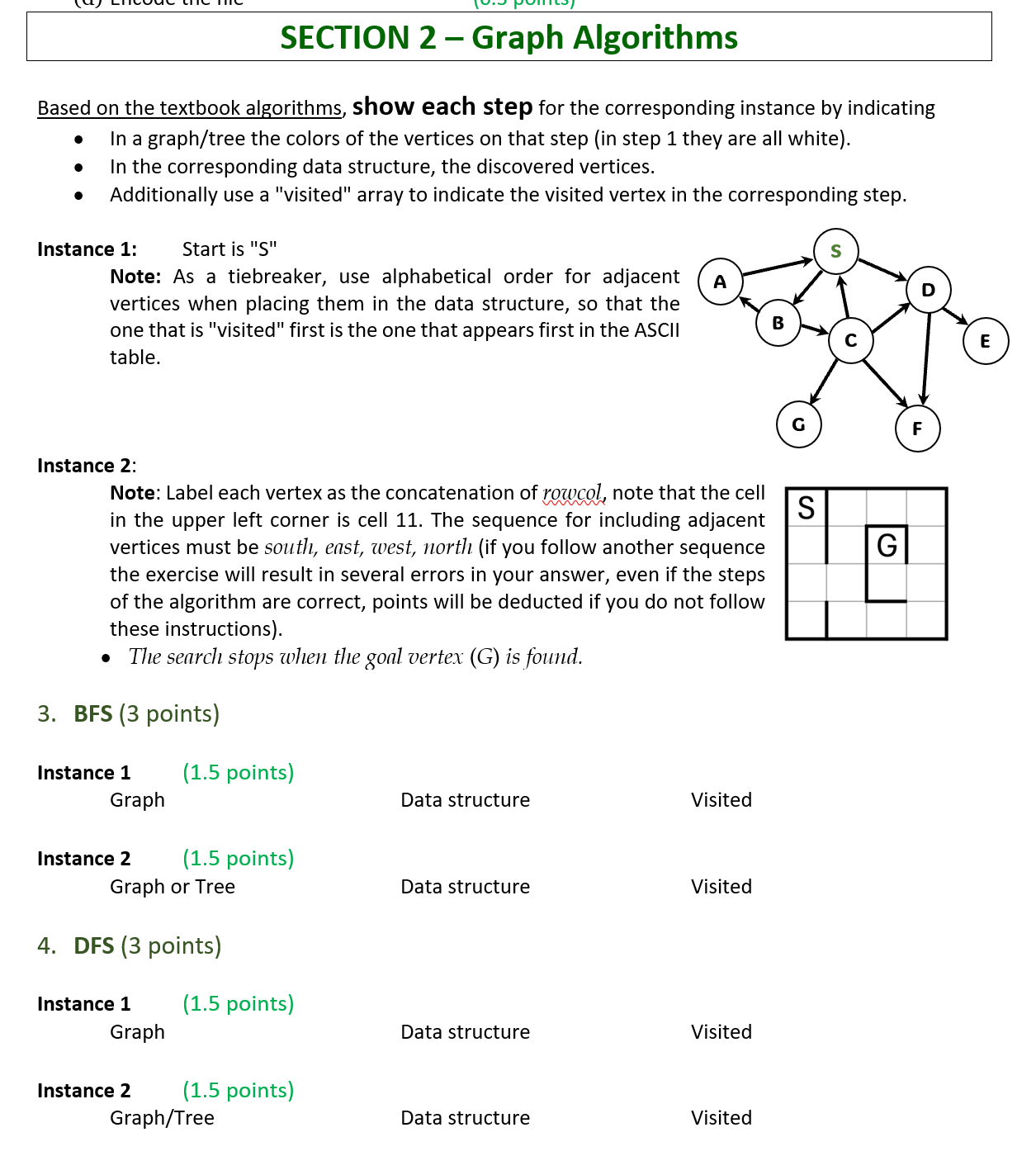 SECTION 2 - Graph Algorithms Based on the