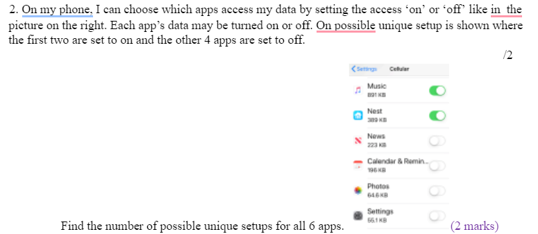 On my phone, I can choose which apps access my