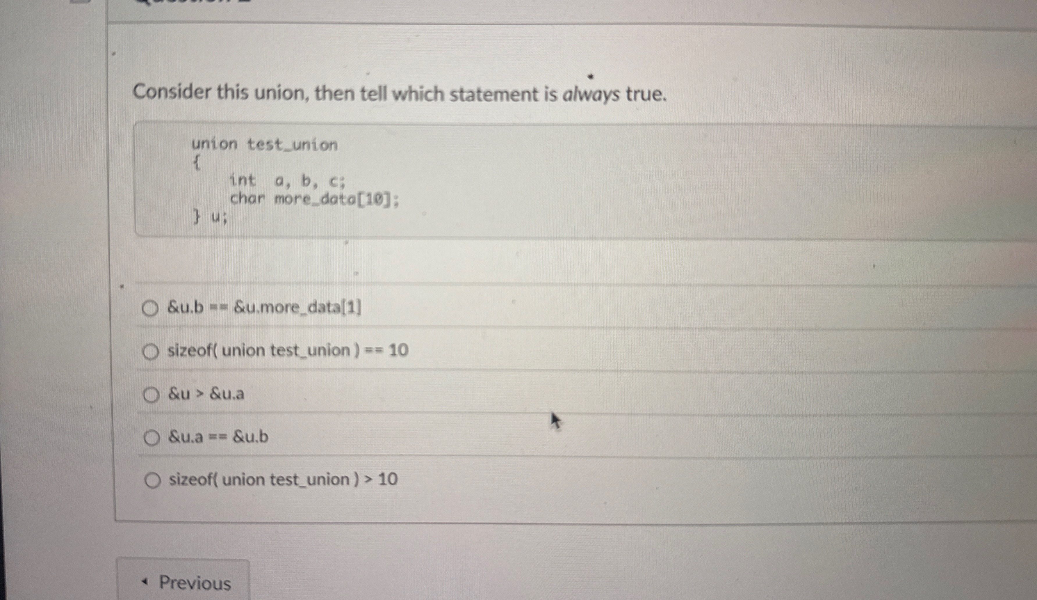 How can I figure out Consider this union, then